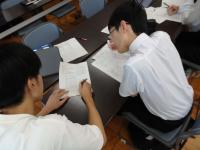 英語は実際の入試問題を使い個別に解説を行いました。