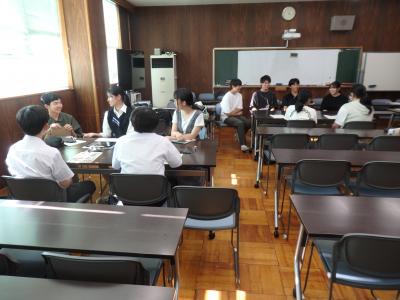 時間が取れなかった教科は学習方法の例を伝えました。