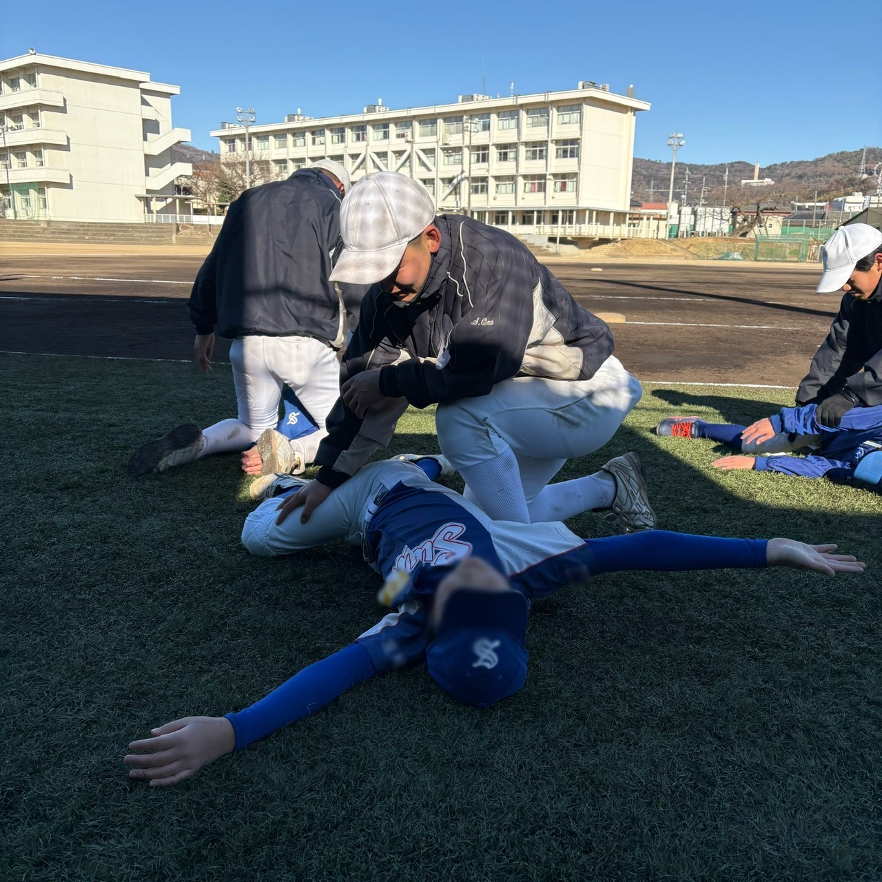 野球教室の様子1