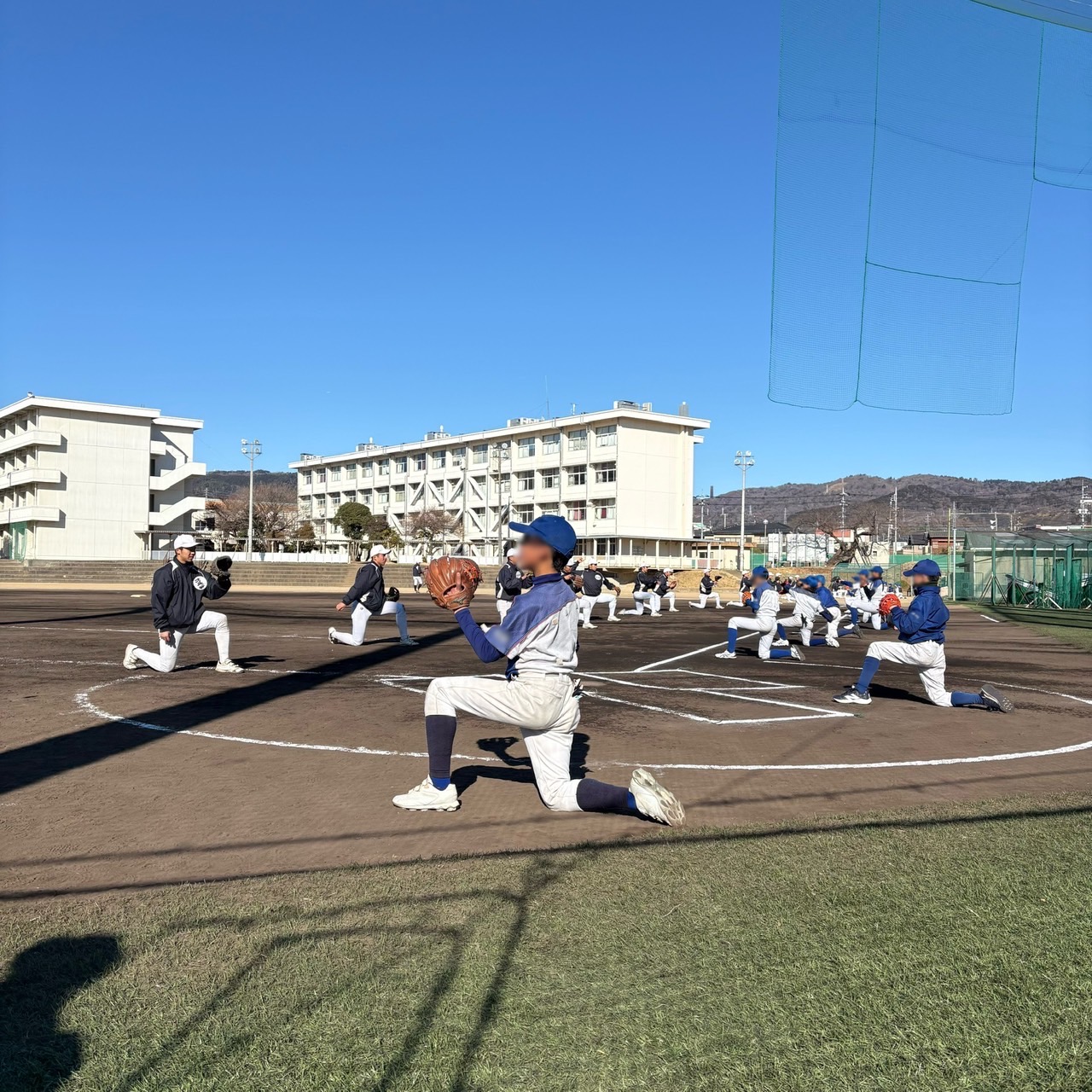 野球教室の様子2